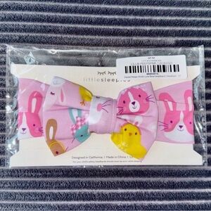 Little Sleepies Bamboo Bow Headband PASTEL PEEPS, easter bunny